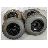 Garden equipment tires & rims