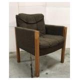 Vintage brown arm chair
