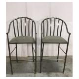 Pair of tall bar chairs