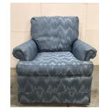 Blue arm chair