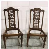 Two mid century project chairs