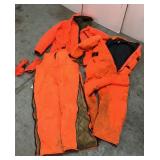 Safety orange outdoor work gear