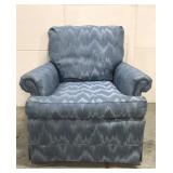 Blue arm chair