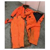 Safety orange outdoor work gear