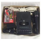 General electric portable recorder/cassette