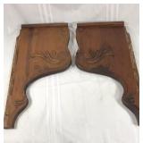 Panels salvaged from antique organ