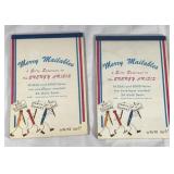 Two vintage stationary pads