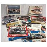 Vintage racing poster cards