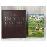 Indian Nations & Thoreau book lot
