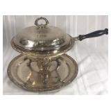 Silverplate serving set