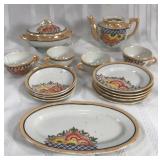 Miniature Japanese tea set