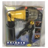 Halogen clamp on work light