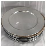 Lot of decorative plastic platters
