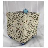 Funky ceramic trinket box