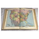Vintage world atlas book
