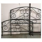 Wrought iron queen size bed frame
