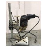 Craftsman drill press stand with drill