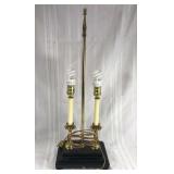 Brass Grand Plaza Hotel table lamp