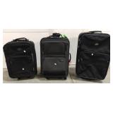 Three-piece luggage set