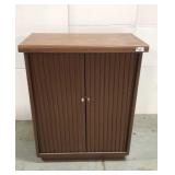 Metal bar cabinet