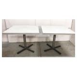 Two Restaurant style tables