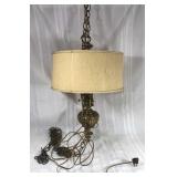 Vintage hanging brass lamp