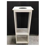 Rustic wood plant stand