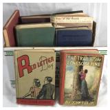 Box of antique books
