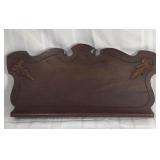 Wood music holder salvaged from antique Organ