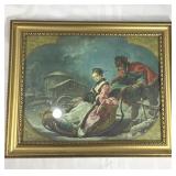 Vintage framed artwork print