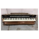 Keyboard assembly salvaged from antique organ