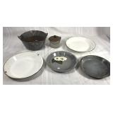 Vintage enamelware lot