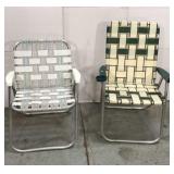 Two lawn chairs