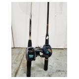 Bait caster fishing rods/reels combos