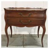 Vintage two drawer side table