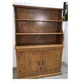 Handcrafted oak hutch