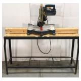 Ryobi miter saw with bench