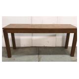 Wood sofa table