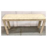 Maitland Smith stone sofa table