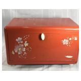 Vintage metal breadbox