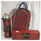 vintage plaid camp gear