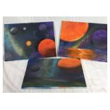 Space scapes graffiti art lot