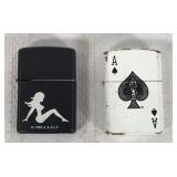 Two butane lighters