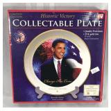 Limited Edition Barack Obama collectible plate