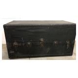 Large antique steamer trunk