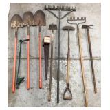 Yard tools lot