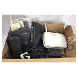 Cordless phones, wireless router, cable modem