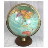 Mid century relief globe