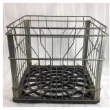 Farm maid metal wire milk crate