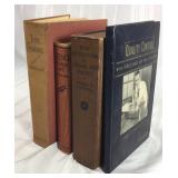 Set of vintage hard cover books